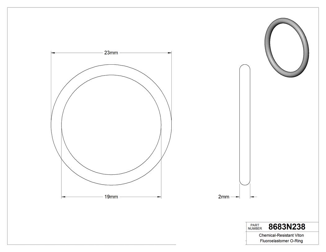 Technical drawing - 8683N238